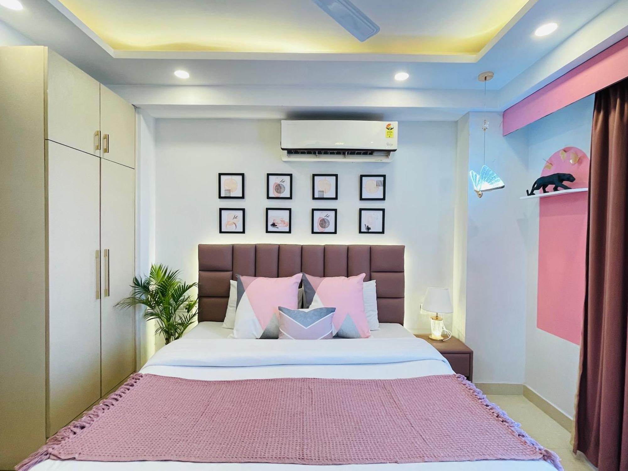 Bedchambers Medicity Serviced Apartments In Gurgaon Exterior foto